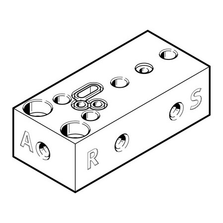 Festo Sub-Base VABS-P12-S-M5-P3 VABS-P12-S-M5-P3